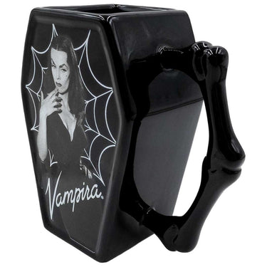 Vampira Cobweb Coffin Mug - Kreepsville